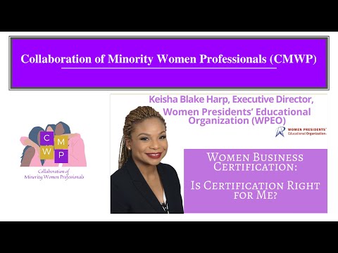 Women Business Certification: