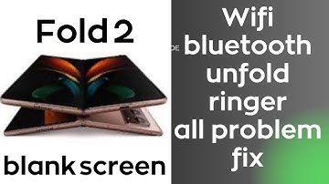 Samsung galaxy z fold 2 blank screen fix | fold 2 middle flex change | flip phone repair