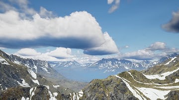 Unreal Engine 4 - Realtime Volumetric Clouds Timelapse