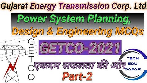 PSPDE MCQs||26 most important mcqs||Power System Planning & Design MCQs||GETCO Exam Preparation