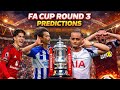 Attempting To Predict EVERY SINGLE FA Cup Round 3 Fixture!