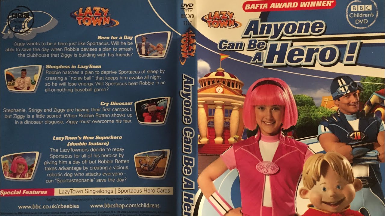 LazyTown- Anyone Can be A Hero DVD - YouTube