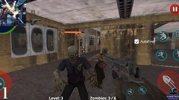 Zombie Warfare | Survival Zombie Shooter 2021 Level 1-5 Gameplay Walkthrough Part 1- Tutorial