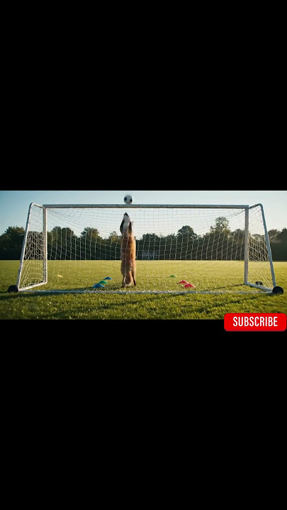 Fox Scores a Goal?! 🐅⚽️ Wild Soccer Skills You Have to See! #shorts