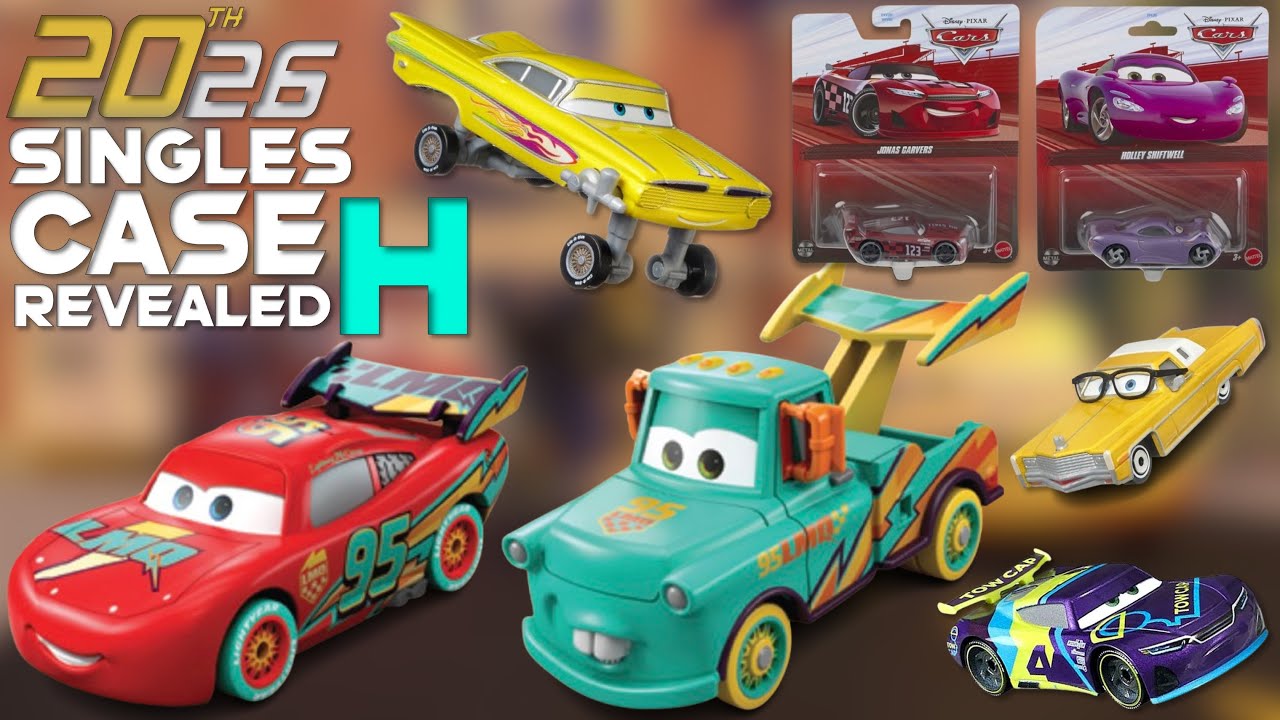 ゴルディーさん専用　Disney Cars  Day サリーマックィーン Mattel Disney Cars 2026 Singles Case H COMPLETE Contents - Race to