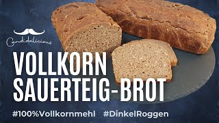 Juicy Whole Grain Sourdough Bread Without Yeast