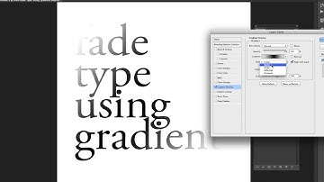 Photoshop Fade type effect