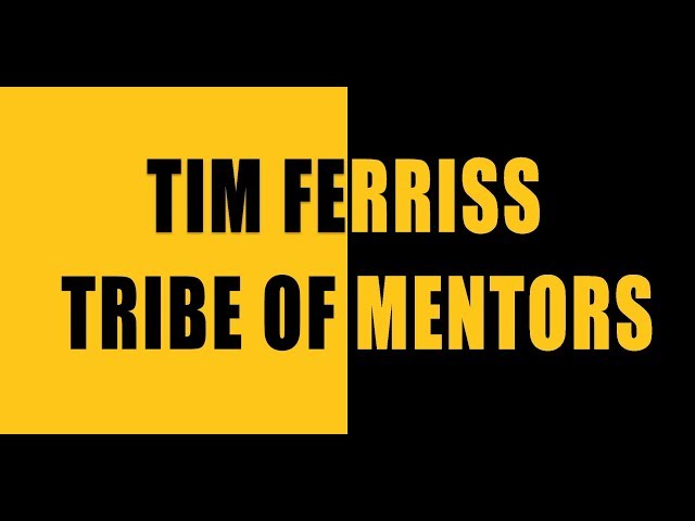 La tribu des mentors by Timothy Ferriss - Audiobook 