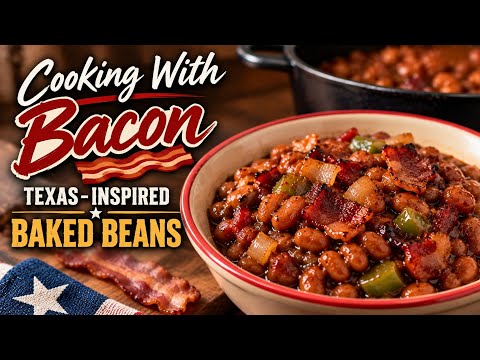 🥓Cooking With Bacon: The BEST Texas-Inspired Baked Beans