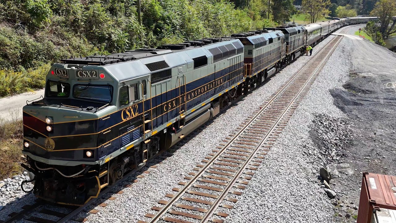 CSX Blue Ridge Sub Commemoration Train! Poplar, NC | October 2, 2025