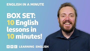 BOX SET: English In A Minute 11 – TEN English lessons in 10 minutes!