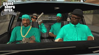 Aztecas vs Ballas Drive By Mission in GTA San Andreas! (Gang Switch)