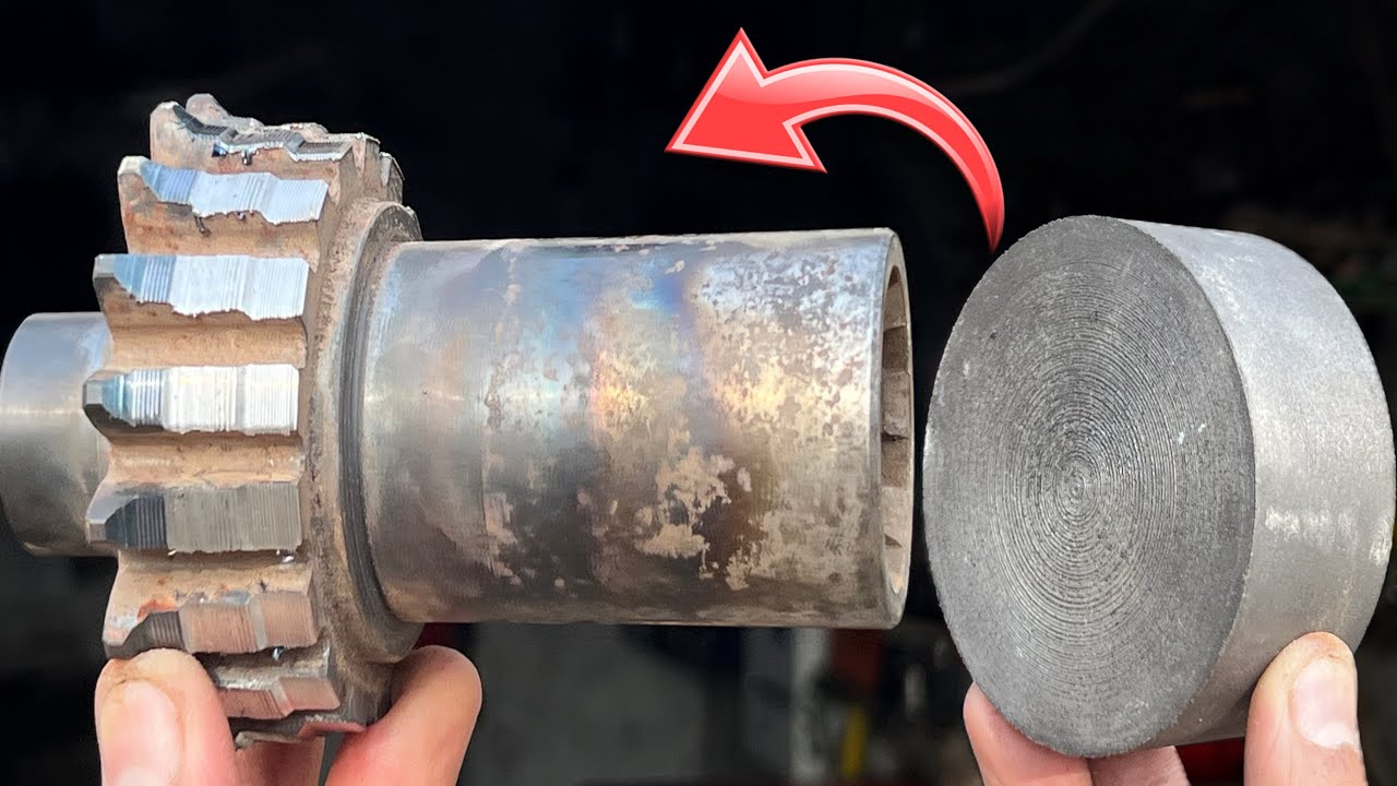 Broken Gear Repair: Making a New Gear Tooth From Iron Piece