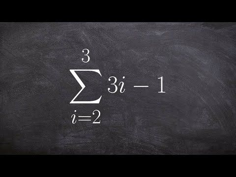 What Is Sigma Notation And How To We Use It Youtube