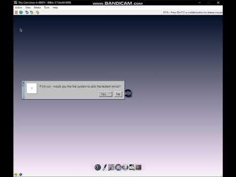 Tiny Core Linux in 486DX (86box)