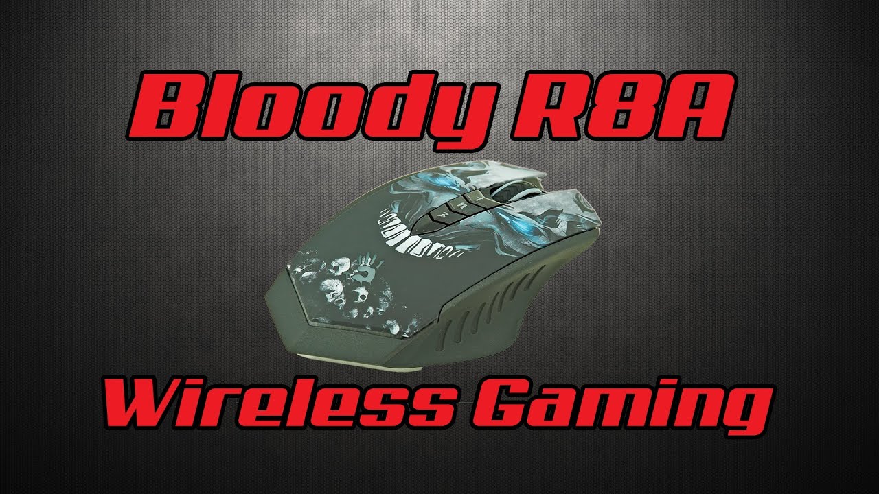 R8A BloodyTech Wireless Gaming Mouse Unboxing - YouTube