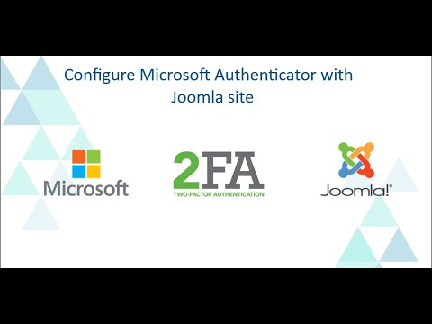 Microsoft Authenticator for Joomla site | Microsoft Authenticator 2FA|Microsoft MFA | 2FA for Joomla