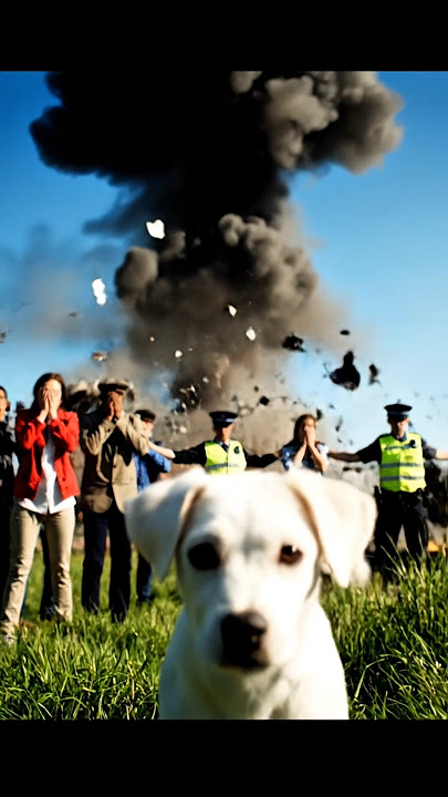 Brave Puppy Saves Hundreds from Train Explosion | Real Hero Dog Story #dogs #shorts #rescueefforts