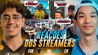 🚨 STREAMERS REAGEM a FÚRIA vs C9 FAZENDO HISTÓRIA na FINAL DA AMÉRICAS CUP