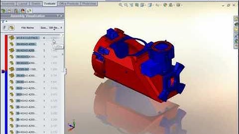 SolidWorks AssemblyXpert and Assembly Rebuild times