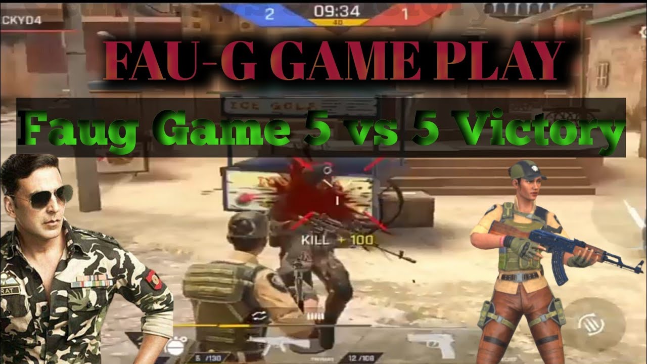 Faug Game Play 5 vs 5 Victory || Faug Game Play In Bangali || Faug TDM Mod Game Play ||