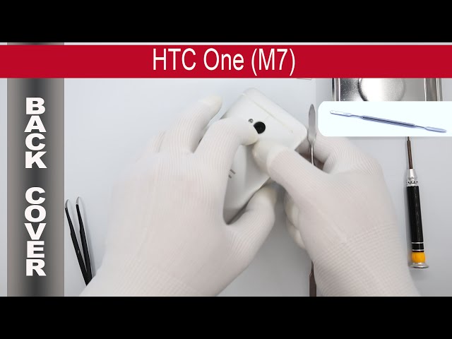 How to open 🔧 📱 the back cover HTC One M7 (801n, 801e, 801c, 801s) class=