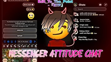 Messenger Attitude Xml file||🥱🔥 XML FILE 🤧⚡||NEW TREND XML FILE 😎💯 || TIK TOK TREND XML #TANIM