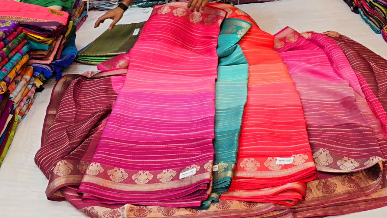 Madina wholesale|| అతిపెద్ద హోల్సేల్ షాప్ నుంచి ఉగాది కలెక్షన్ Pankaj textiles Ugadi collection 