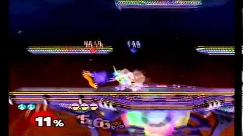 SSBM: Captain Falcon vs Peach