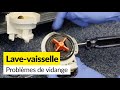 Les 6 causes de problèmes de vidange pour un Lave Vaisselle