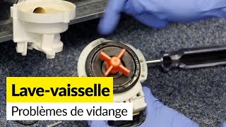 Les 6 causes de problèmes de vidange sur un Lave-vaisselle