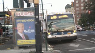 MTA NYCT bus: 2015 Novabus LFS #8341 on the Bx38 / 2018 Novabus LFSA smartbus #5529 on the Bx41 SBS
