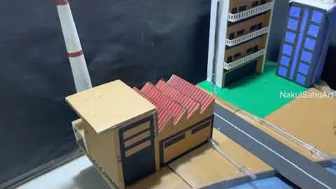 Water pollution model #workingmodel #diy #schoolproject NakulSahuArt