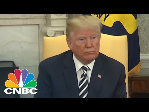 President Donald Trump Fumes Over Michael Cohen Question | CNBC