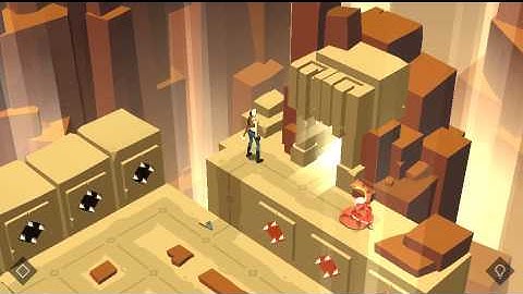 Lara Croft GO The Maze of Spirits Level 5 Using The Trap Walkthrough