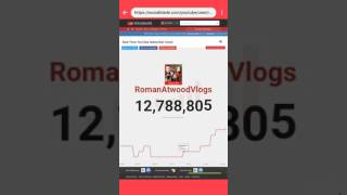 ROMANATWOODVLOGS LIVE SUBSCRIBER COUNT