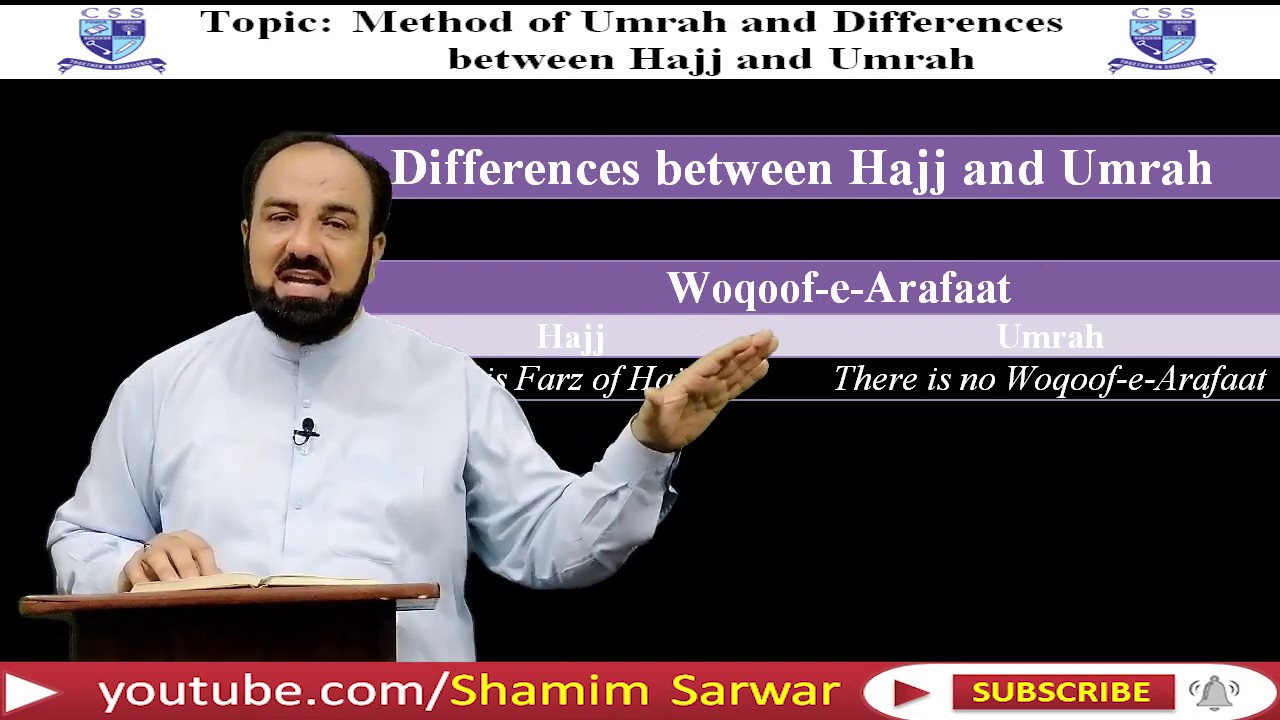 O Level Islamiat 2058 (Lecture # 5) Topic: Method of Umrah and difference b/w Haj & Umrah 08/07/2020