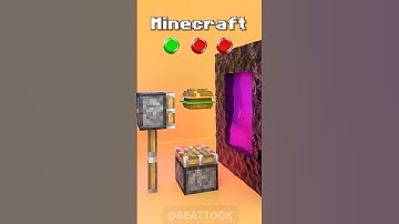 Minecraft Vs Real Life in the Nether Portal🔥🔥🔥