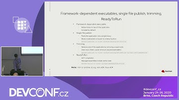 .NET Core 3 and C# 8 - DevConf.CZ 2020