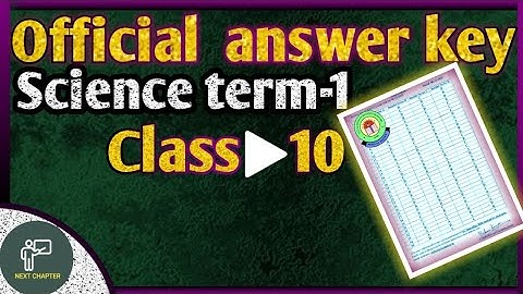 science paper answer key 2021 term 1| class10 science answer key |science class 10 answer key 2021