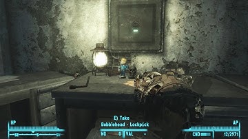Fallout 3 Gameplay Bethesda Ruins & Lockpick Bobblehead