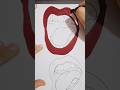 ASMR Two Big Mouths Makeup/ [ASMR] 큰 입 메이크업/ [ASMR] 大きな口メイク #asmrsounds #art #satisfying