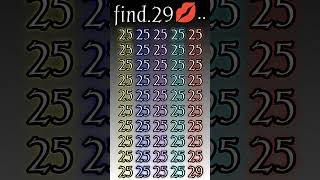 🤔🧐FIND ODD NUMBER 29 OUT CHALLENGE #quiz #maths #puzzle #trending #shortsfeed #viral #iqtest