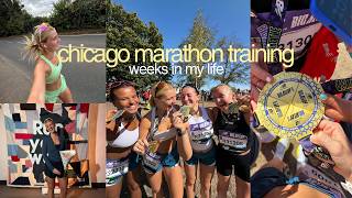 Training for the Chicago marathon! Marathon training block: long runs, london, big half relay race