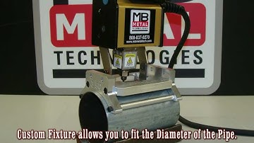 MB3315 MarkinBOX Pin Marker Pipe/Tube Marking Application.