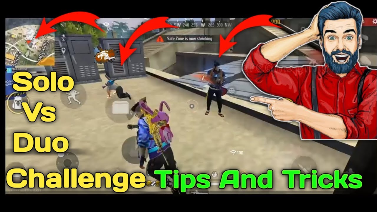 solo vs duo gameplay || solo vs duo free fire tips || solo vs duo kaise ...