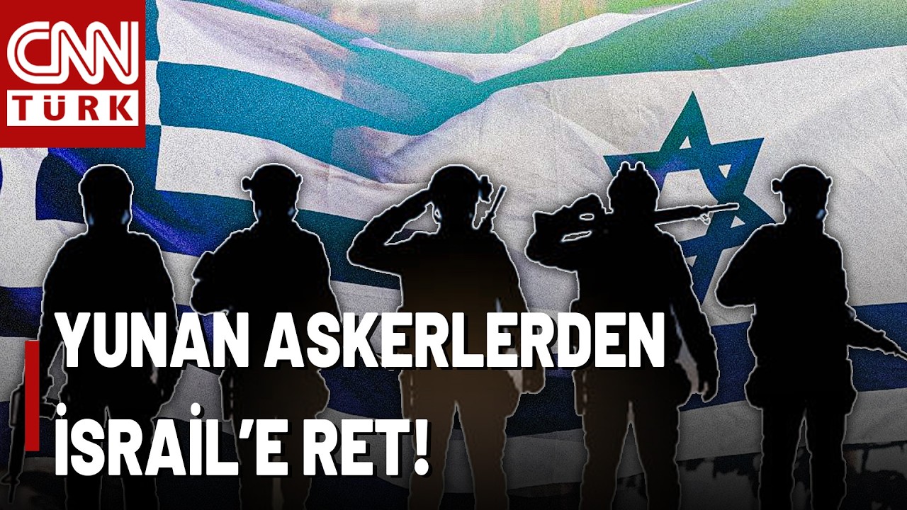 Yunanistan'da İsrail Çatlağı! Yunan Askeri İsrail'e Destek İçin Gazze'de Savaşmak İstemiyor