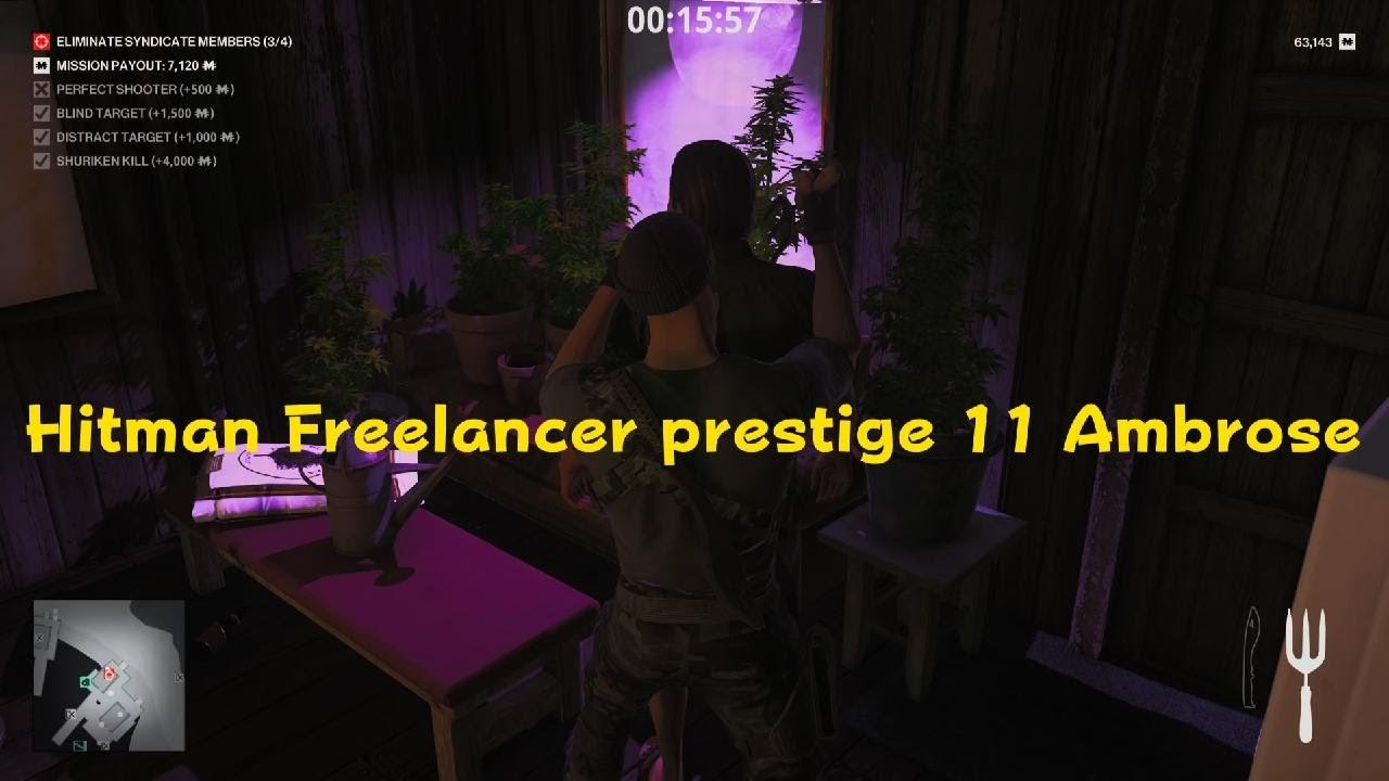 HITMAN Freelancer prestige 11 Ambrose Island