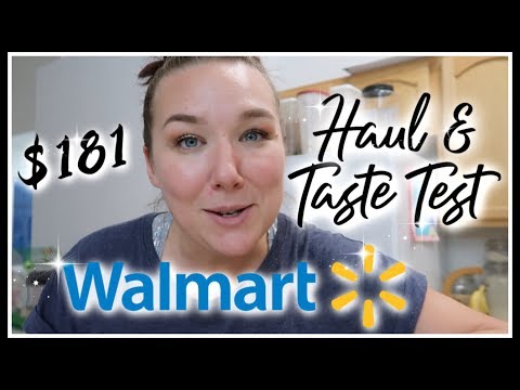 WALMART HAUL | LOTS OF TASTY FOOD FROM WALMART!