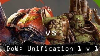 Dawn of War Unification: 1 v 1 Death Guard (Tigershark) vs Space Marines (Xeros)